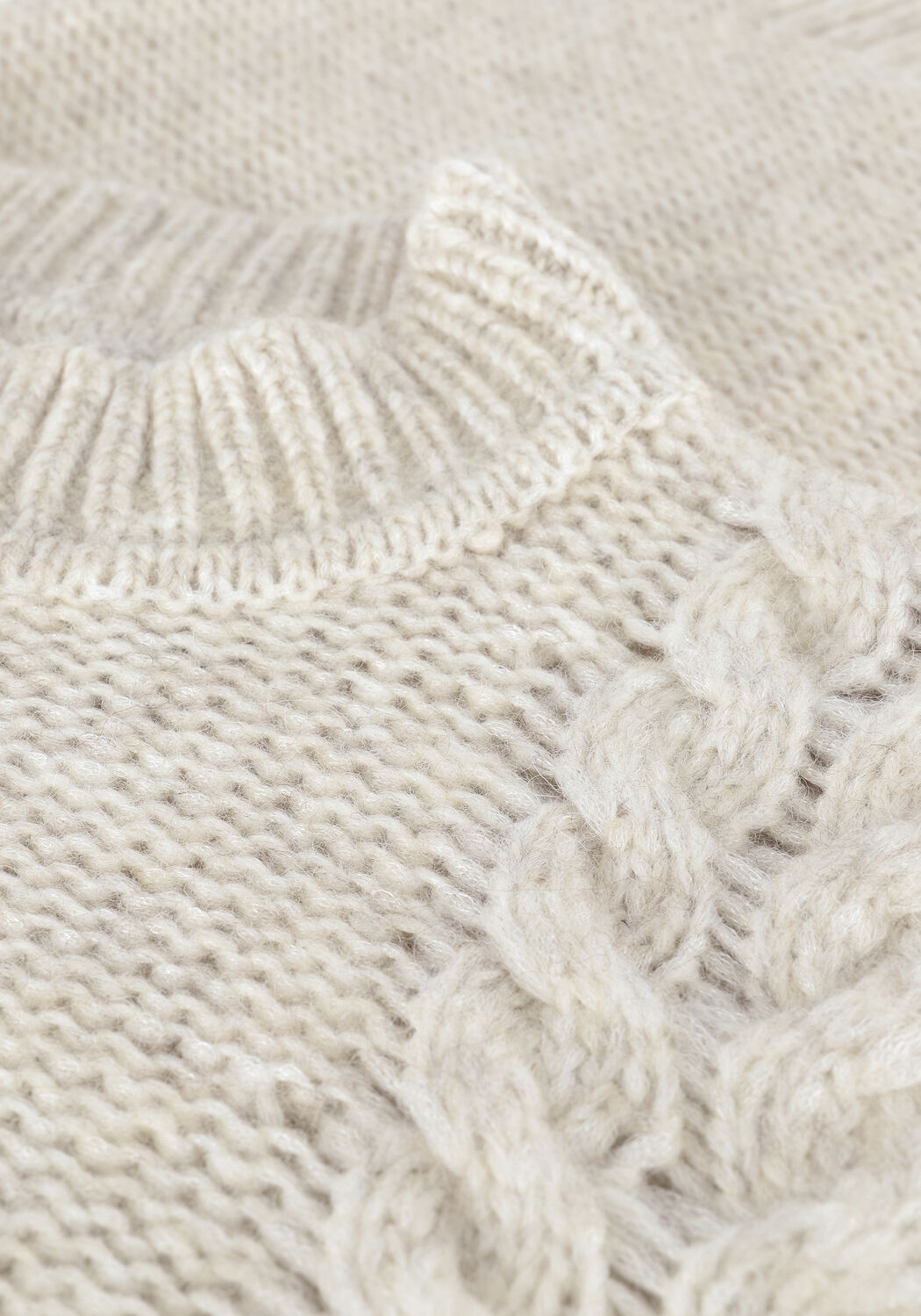 Ecru LEVETE ROOM Pullover PARVIN 2 PULLOVER - large