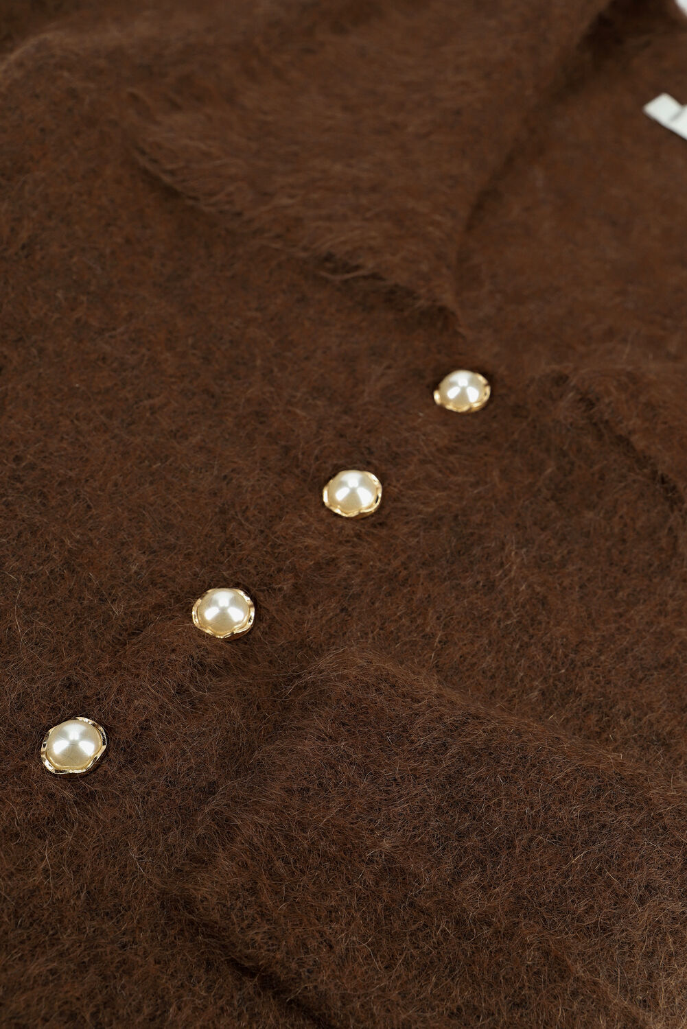 Braune GESTUZ Strickjacke MANDA GZ CARDIGAN - large