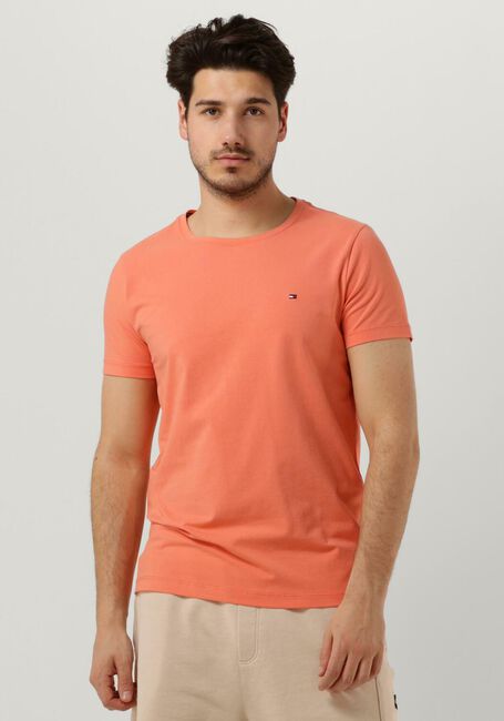 Pfirsich TOMMY HILFIGER T-shirt STRETCH EXTRA SLIM FIT TEE - large