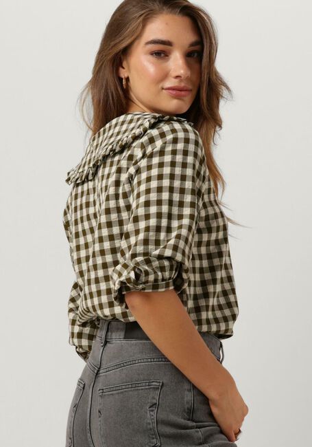 Grüne SELECTED FEMME Jack NIKITA CHECK SHIRT JACKET - large