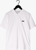 Weiße CALVIN KLEIN Polo-Shirt STRETCH PIQUE SLIM BUTTON POLO