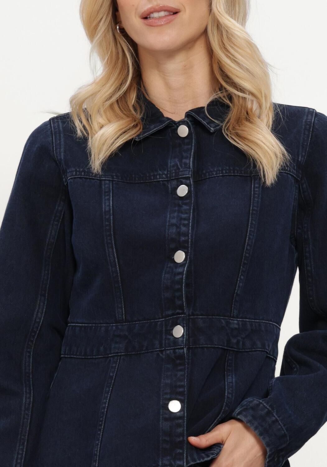 Dunkelblau MSCH COPENHAGEN Jeansjacke MSCHEVI DENIM JACKET - large