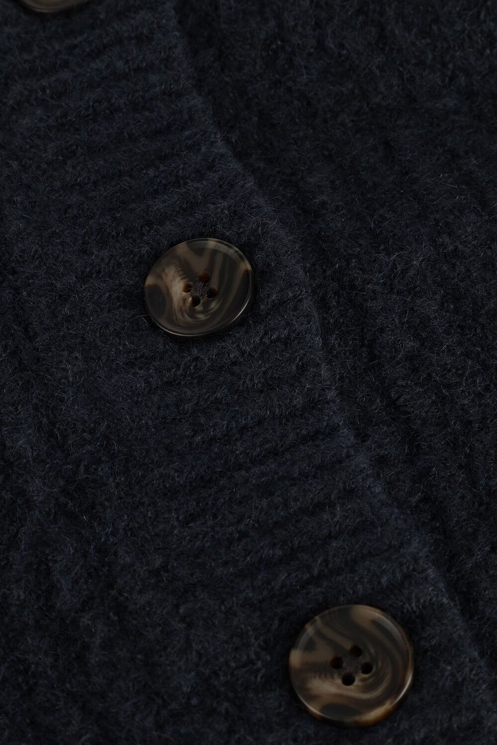 Dunkelblau MSCH COPENHAGEN Strickjacke MSCHGITTEL PEGGY - large