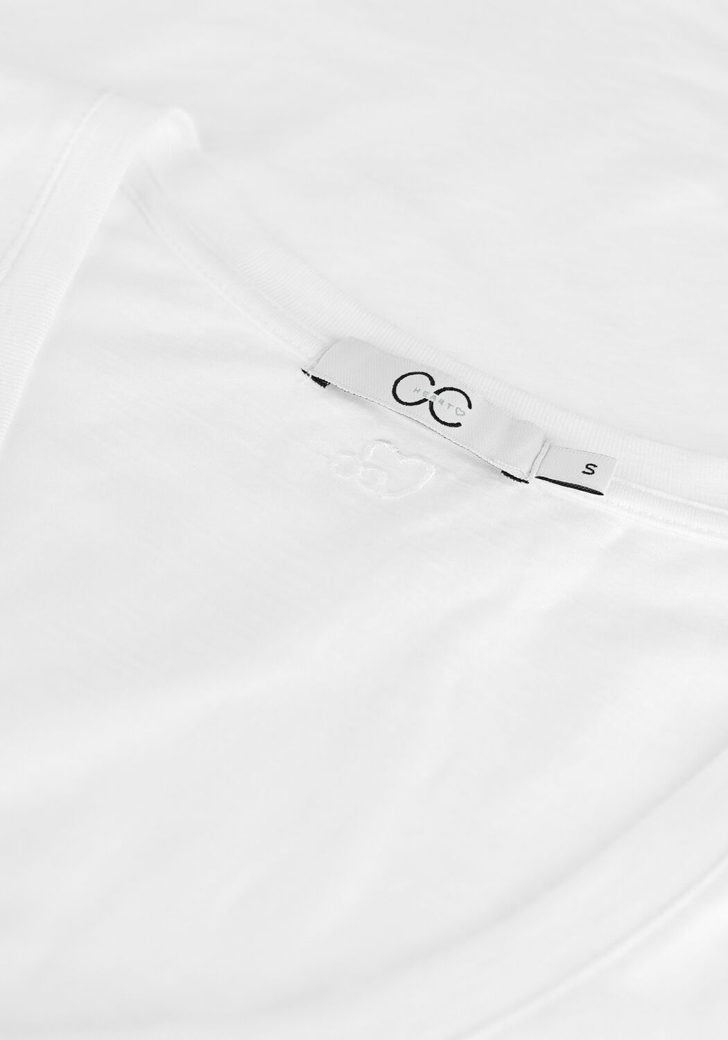 Nicht-gerade weiss CC HEART T-shirt BASIC V-NECK TSHIRT - large