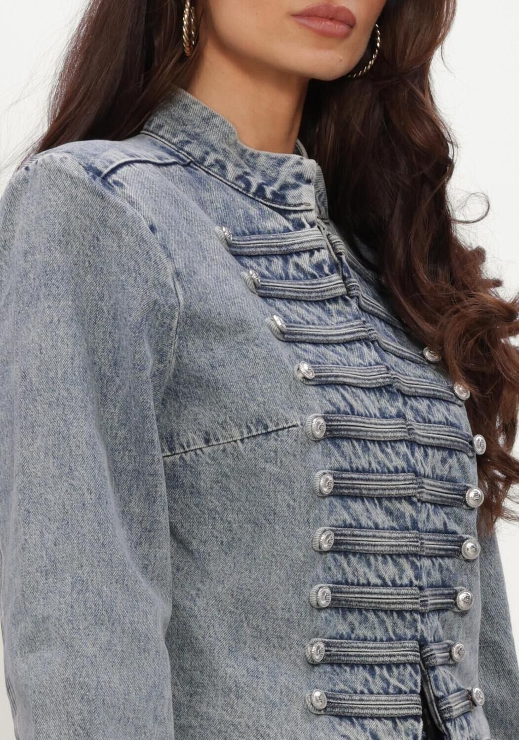 Blaue CO'COUTURE Jeansjacke JACKSONCC OFFICER DENIM JACKET - large