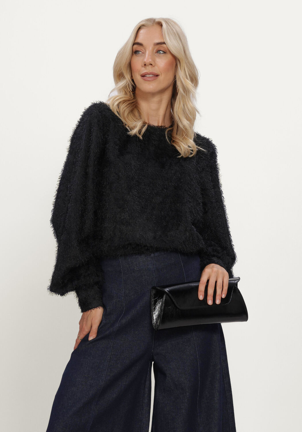 Schwarze COPENHAGEN MUSE Blusen CMADINA-BLOUSE - large