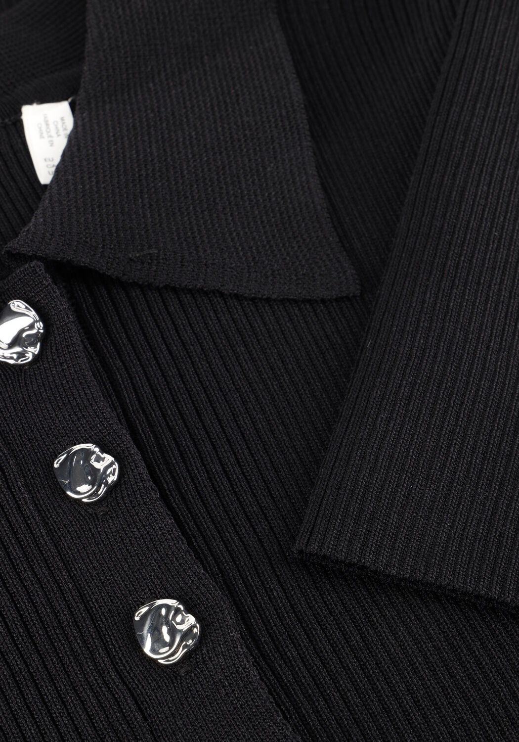 Schwarze Y.A.S. Midikleid YASNAMA LS KNIT DRESS - large