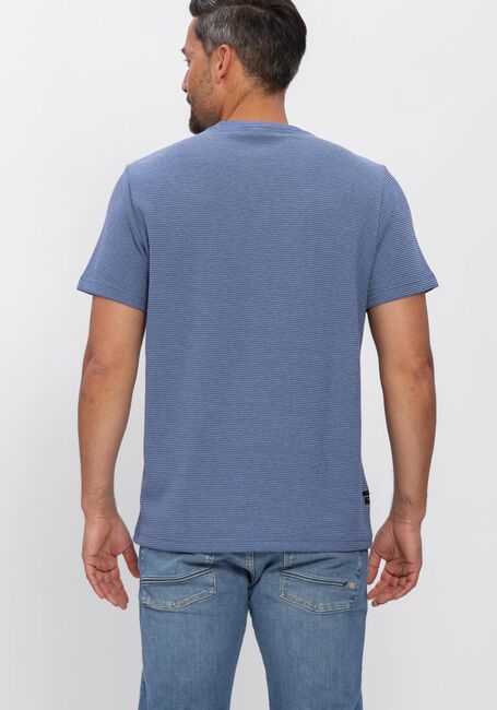 Blaue PME LEGEND T-shirt TWO TONE TEXTURED STRIPE - large