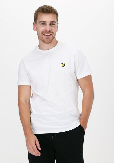 Weiße LYLE & SCOTT T-shirt PLAIN T-SHIRT - large