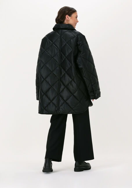 Schwarze STAND STUDIO Lederjack NANNA JACKET - large