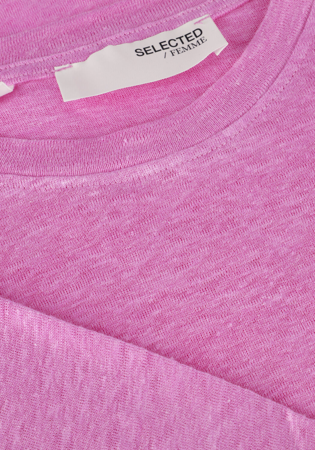 Rosane SELECTED WOMEN T-shirt SLFVILJA LINEN SS TEE - large