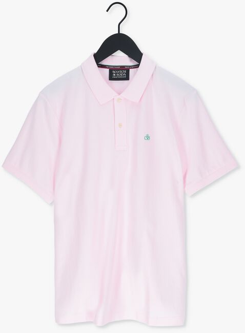 Hell-Pink SCOTCH & SODA Polo-Shirt CLASSIC PIQUE POLO IN ORGANIC COTTON - large