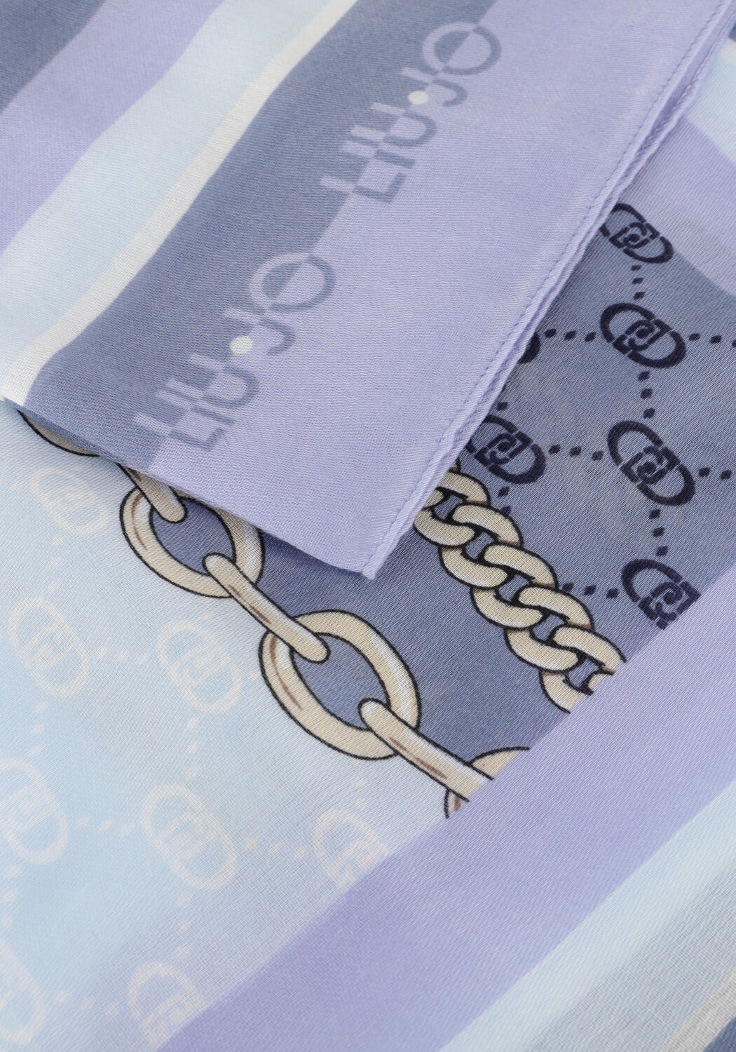 Hellblau LIU JO Schal ECS FOULARD COLBLOCKCHAIN - large