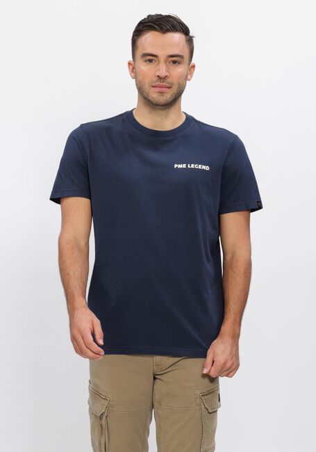 Blaue PME LEGEND T-shirt GD SPRAY SINGLE JERSEY - large