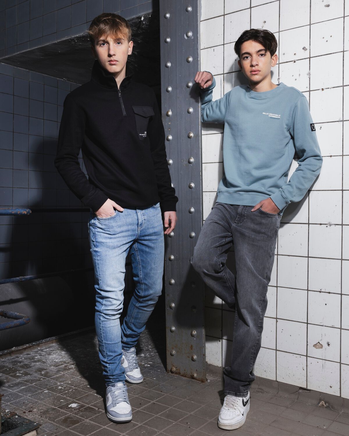 Schwarze RELLIX Pullover SWEATER RELLIX ZIP POCKET - large