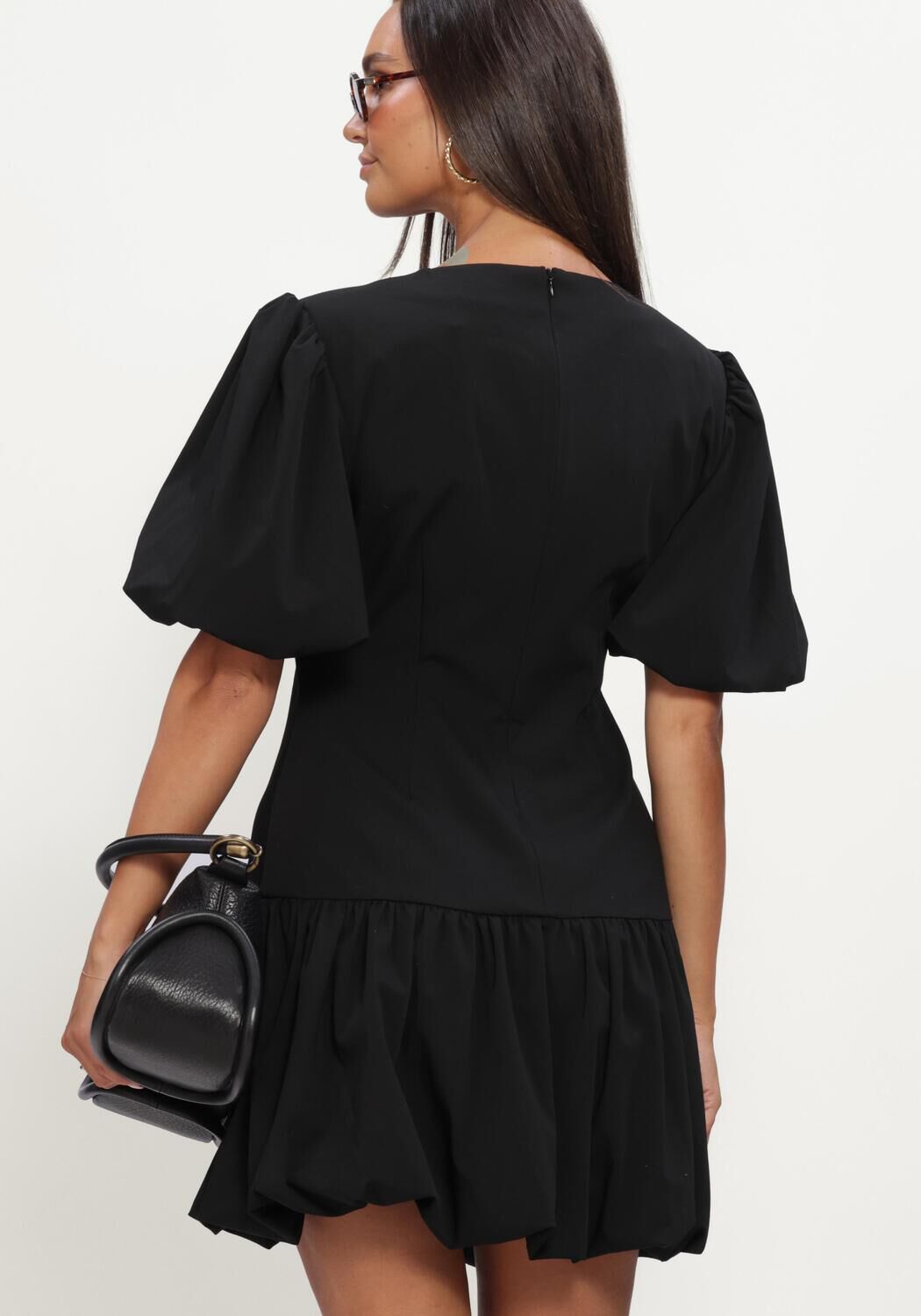 Schwarze NOTRE-V Minikleid NV-ISE - large