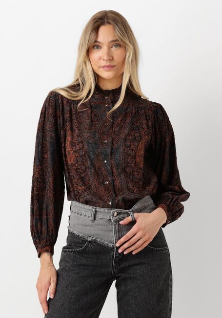 Schwarze ANTIK BATIK Blusen TAJARO BLOUSE - large