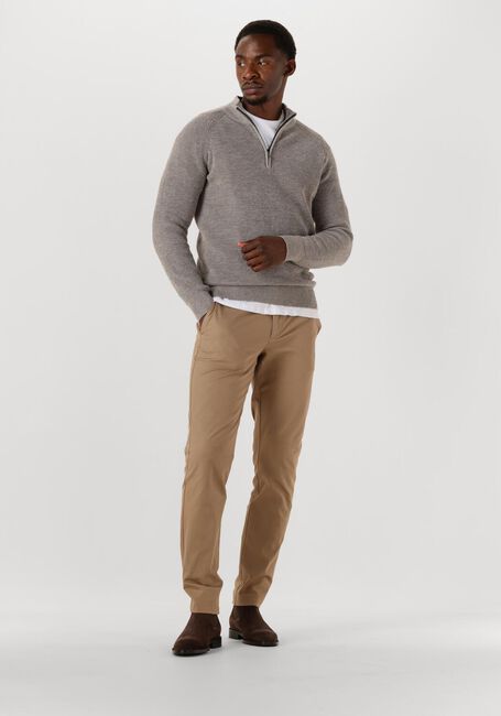 Taupe GENTILUOMO Pullover TURTLE ZIP - large