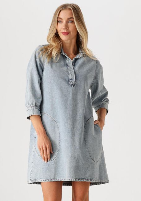 Blaue BY-BAR Minikleid FLYNT DENIM DRESS - large
