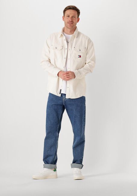 Ecru TOMMY JEANS Casual-Oberhemd TJM RLX CORD SHIRT EXT - large