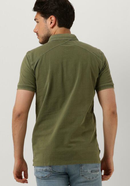 Grüne CAST IRON Polo-Shirt SHORT SLEEVE POLO COTTON GD PIQUE - large