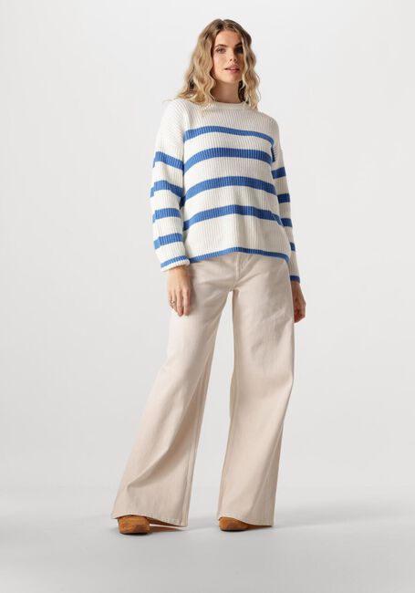 Weiße SELECTED FEMME Pullover SLFBLOOMIE LS KNIT O-NECK B - large