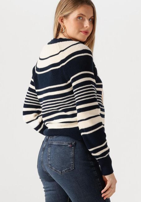 Creme TOMMY HILFIGER Strickjacke CO CARDI STITCH C-NK LS CARDI - large