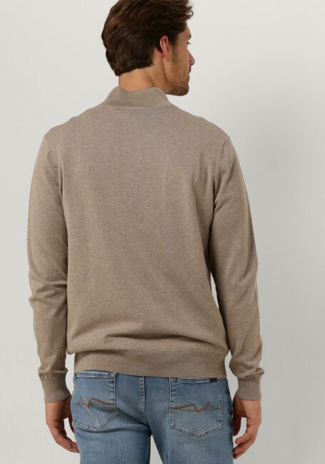 Beige PROFUOMO Pullover PULLOVER HALF ZIP - large