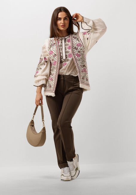 Mehrfarbige/Bunte SUMMUM Gilet GILET EMBROIDERED VELOURS - large