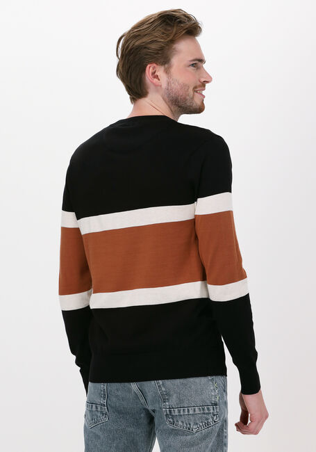 Mehrfarbige/Bunte SCOTCH & SODA Pullover 164023 - LIGHTWEIGHT STRIPED P - large