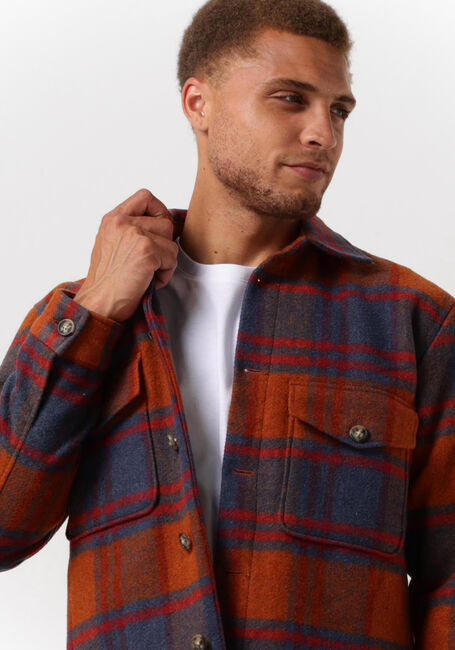 Braune SELECTED HOMME Overshirt SLHWALTER OVERSHIRT W - large