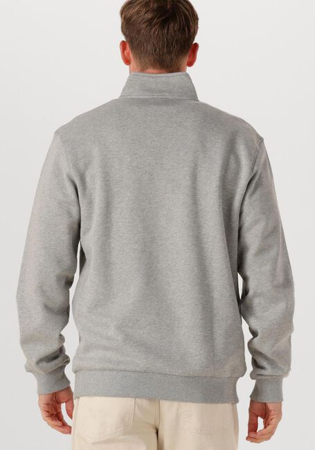 Graue LES DEUX Sweatshirt NORREGAARD TONAL HALF-ZIP SWEATSHIRT - large