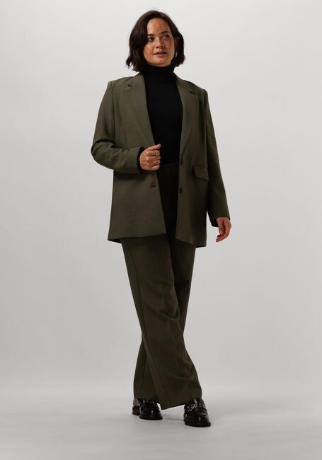 Grüne SELECTED FEMME Hose SLFRITA MW WIDE PANT - large