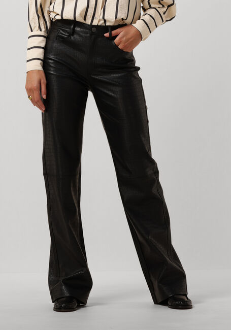 Schwarze CO'COUTURE Hose COBINA CROC PANT - large