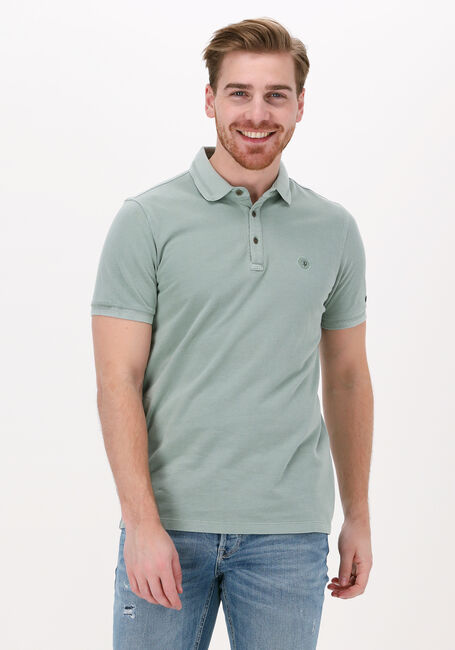 Grüne CAST IRON Polo-Shirt SHORT SLEEVE POLO COTTON GD PIQUE - large