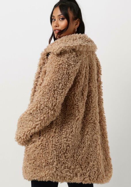 Braune ANOTHER LABEL Teddy-Jacke MOUSSY SHORT COAT - large