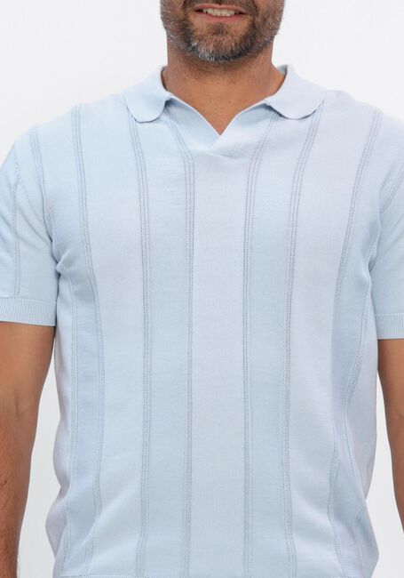 Hellblau GENTILUOMO Polo-Shirt POLO NO BUTTONS SS - large