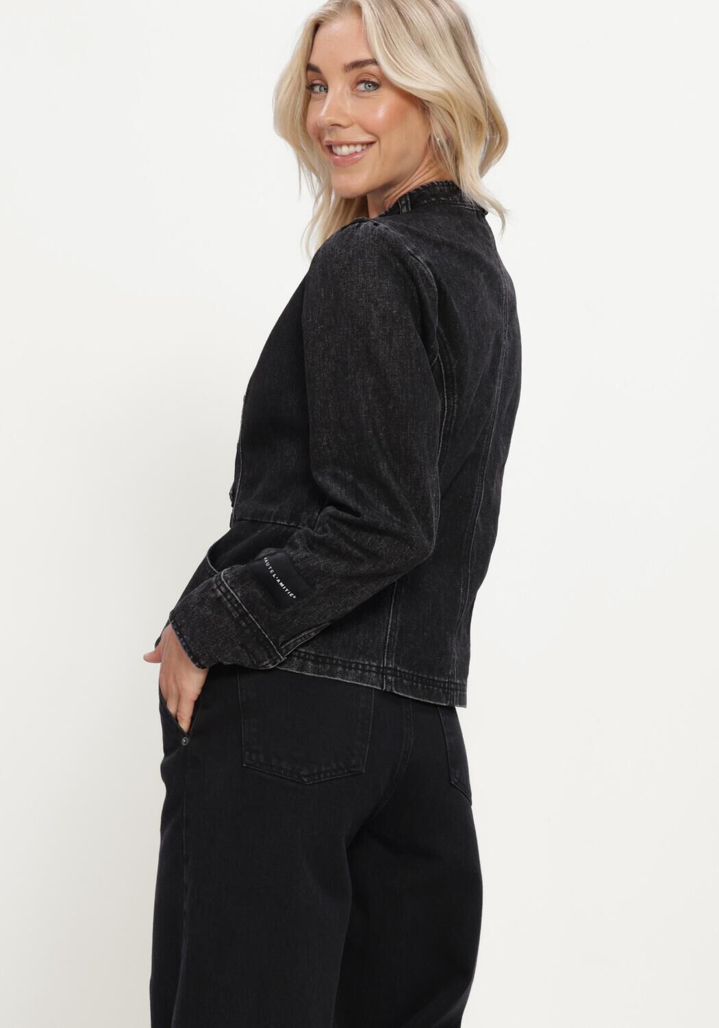 Graue HAUTE L'AMITI&Eacute; Jack DENIM UNIFORM JACKET - large