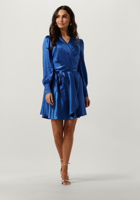 Blaue NOTRE-V Minikleid NV-DORIS SATIN DRESS - large