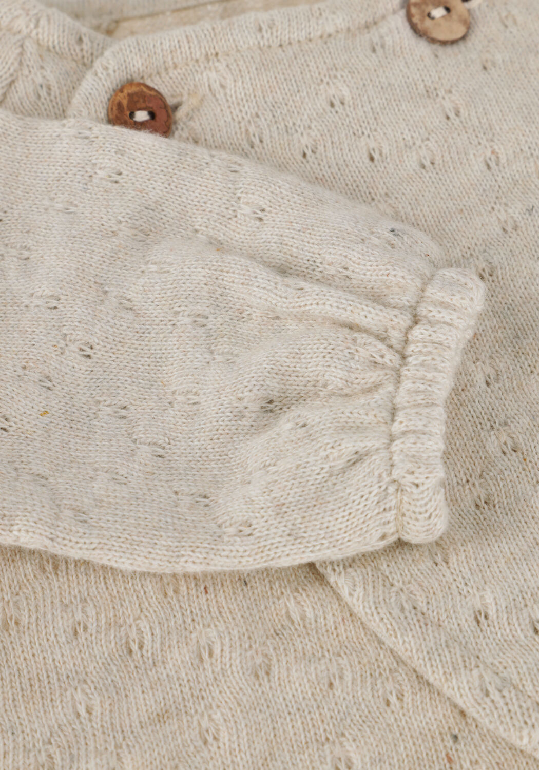 Ecru PLAY UP Strickjacke EMBELLISHED JERSEY CARDIGAN - large