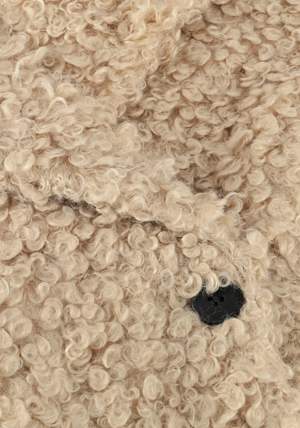 Beige COPENHAGEN MUSE Teddy-Jacke CMCURLY-JACKET - large