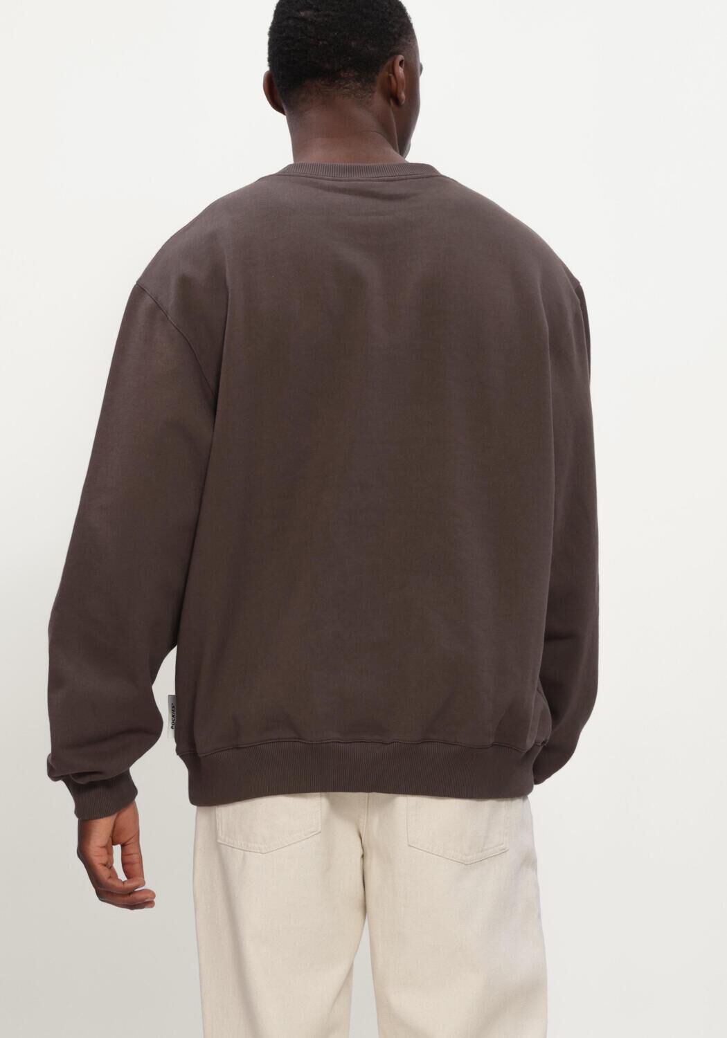 Braune POCKIES Sweatshirt SHEPHERD CREW - large