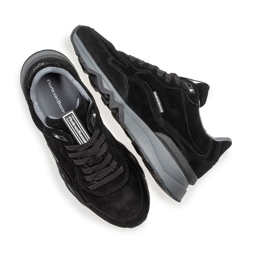 Schwarze FLORIS VAN BOMMEL Sneaker Low DE ZAGER 10.05 - medium