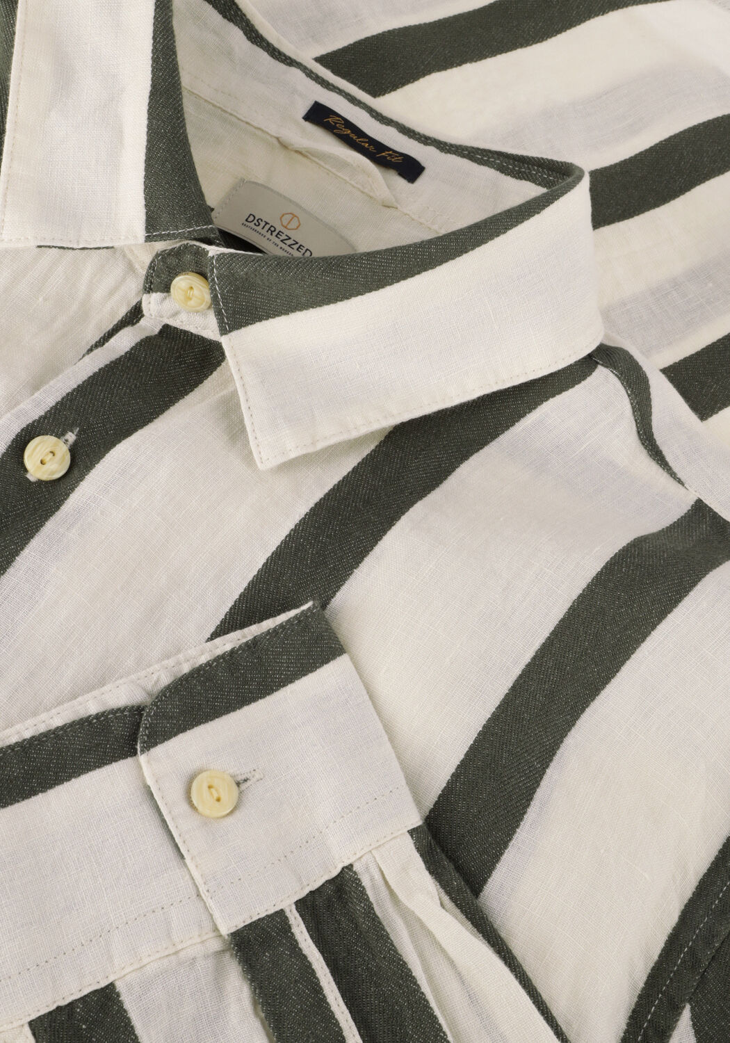 Silberne DSTREZZED Casual-Oberhemd DS_MILLER SHIRT - large