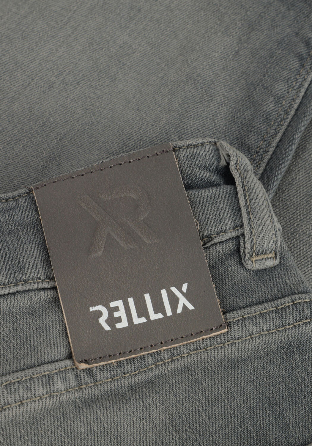 Graue RELLIX Kurze Hosen DENIM SHORT GREY - large