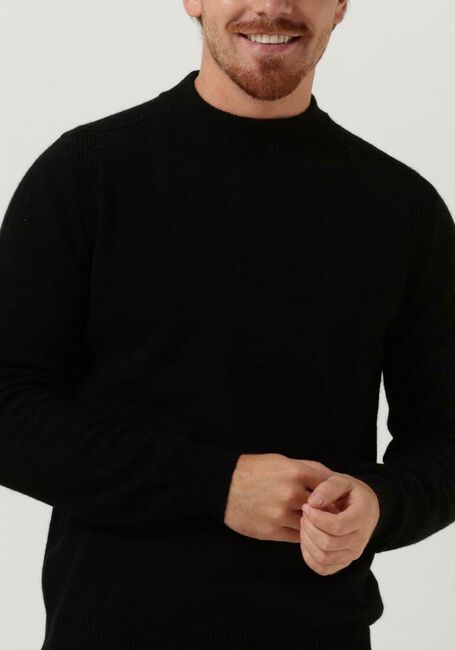 Schwarze ANERKJENDT Pullover AKRICO LAMBSWOOL KNIT - large