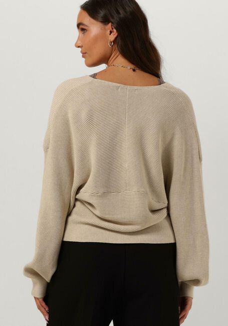 Taupe ROSEMUNDE Top BABETTE SILK TOP W/ LACE - large