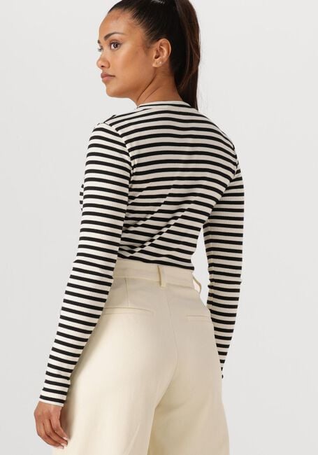 Schwarze INWEAR Tops & T-shirts DAGNAIW STRIPED TSHIRT LS - large
