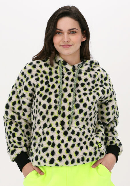 Schwarze UGG Pullover W LOYRA SHERPA HOODIE ANIMALIA - large