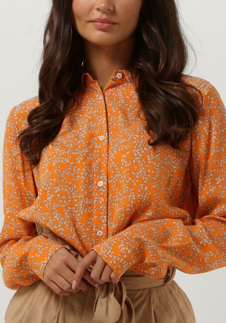 Orangene MODSTRÖM Bluse CORINNA MD PRINT SHIRT - large